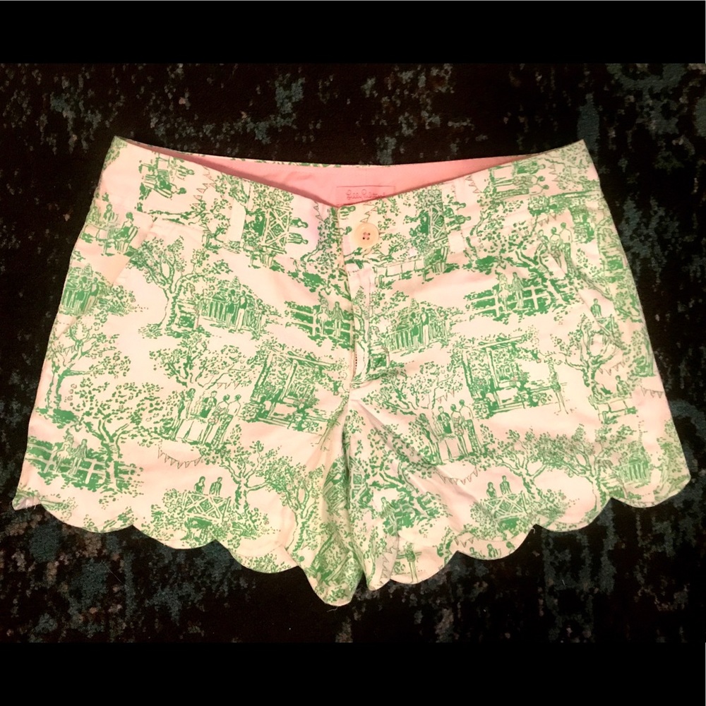 Scalloped Lilly Pulitzer Shorts
